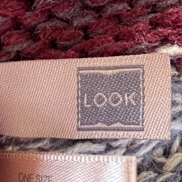 LOOK brand wrap scarf look cowl knit one size - Picture 10 of 10